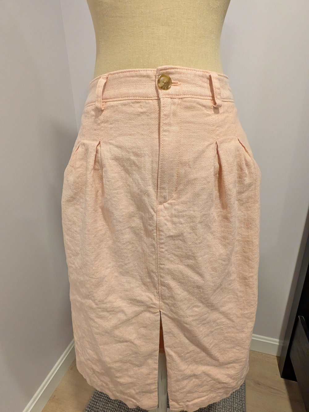 Banana Republic Pink Midi Pencil Skirt | Office Workwear Preppy Career